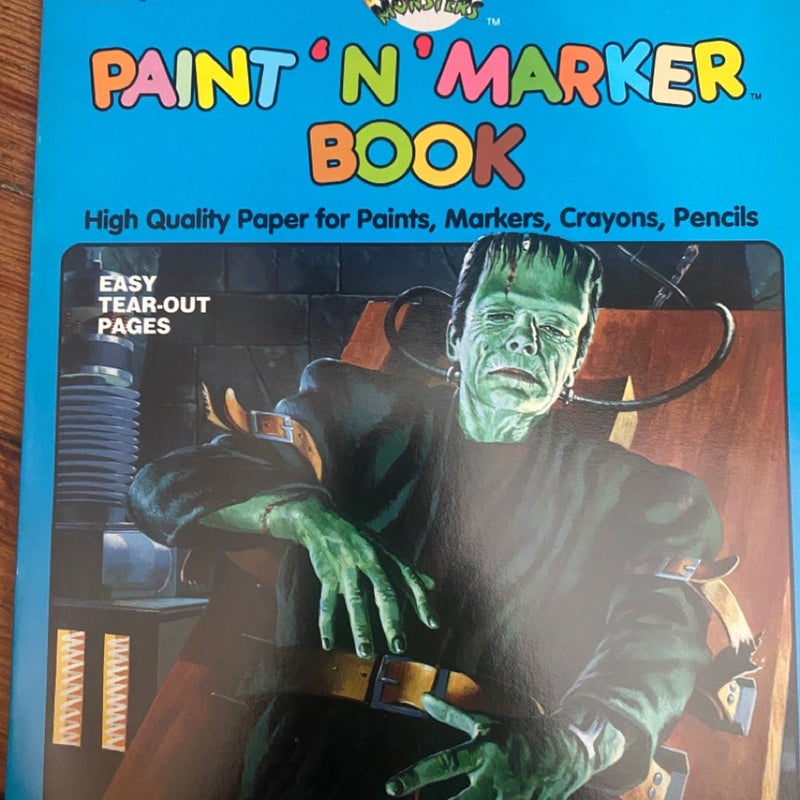 Universal Studios Monsters - Paint ‘N’ Marker Book