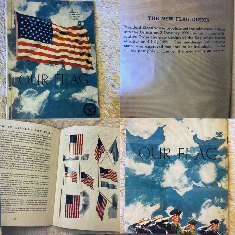 Bundle of US and World Flag and World Atlas Booklets 50s & 60s