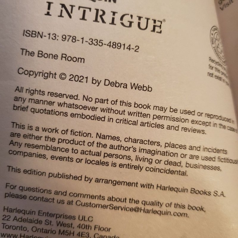 The Bone Room by Debra Webb