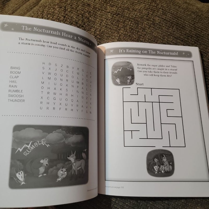 The Nocturnals Grow and Read Animal Activity Book
