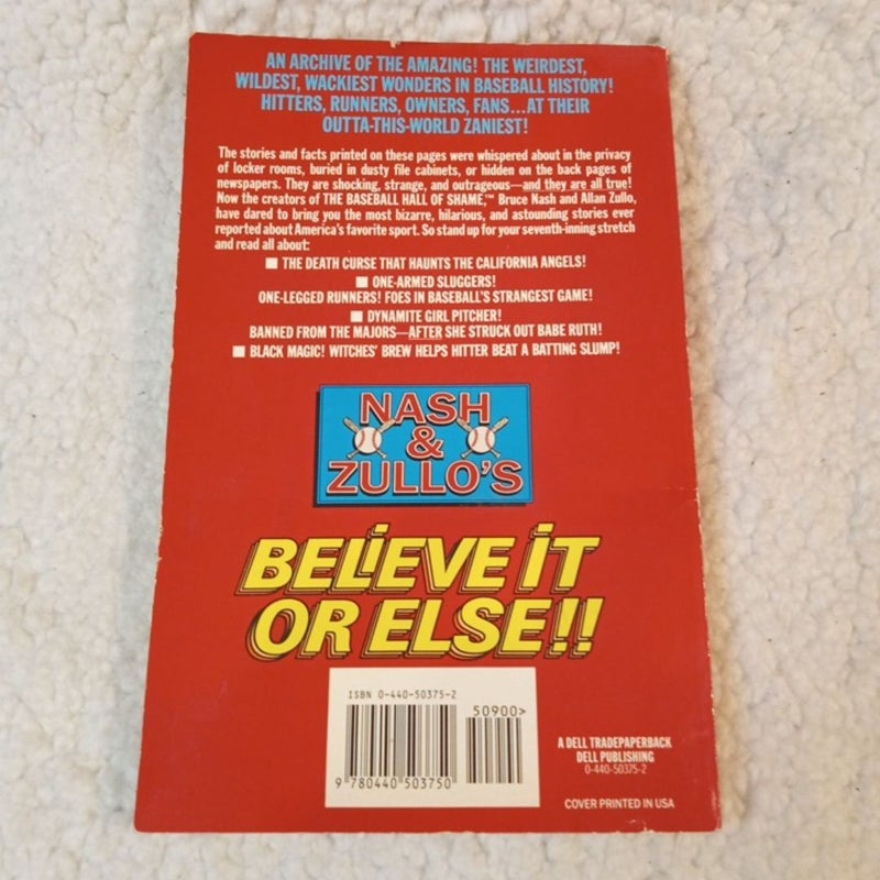 Believe it or Else Baseball Edition 1992