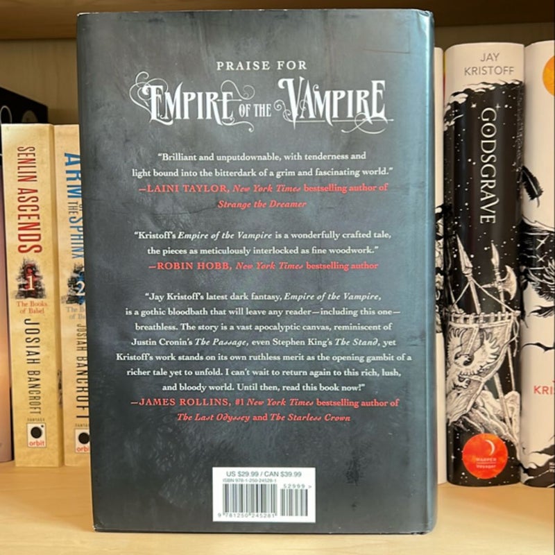 Empire of the Vampire -Signed