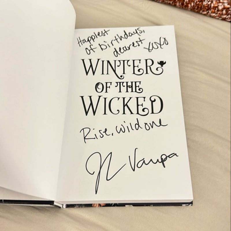 Winter of the wicked (signed)