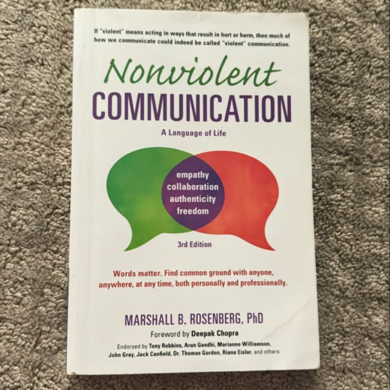 Nonviolent Communication: a Language of Life