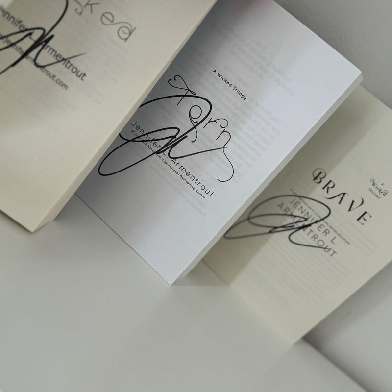 A Wicked Trilogy - Handsigned copies