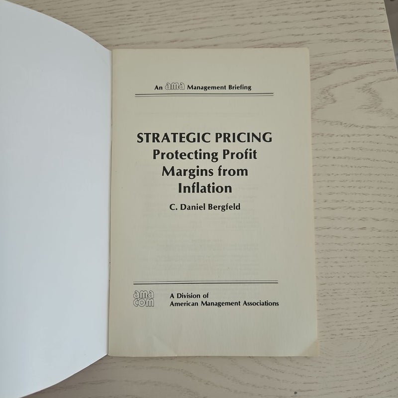 Strategic Pricing 