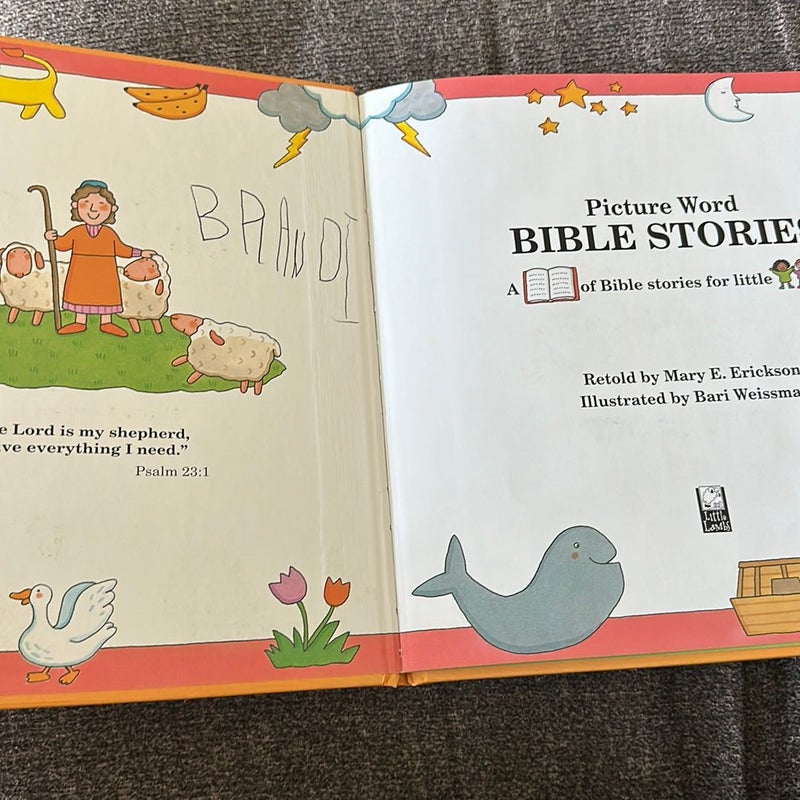 Picture Word Bible Stories