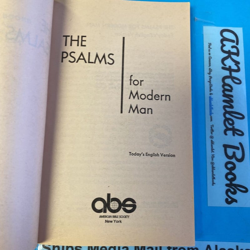 The Psalms for Modern Man