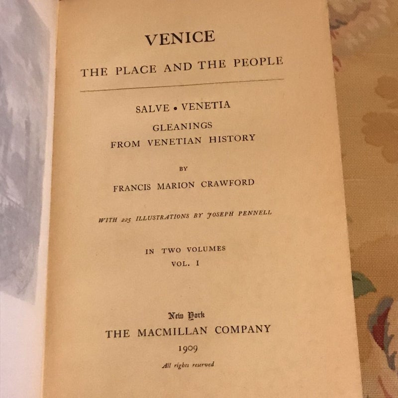 Venice: The Place and the People