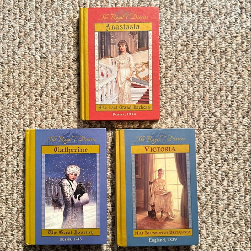 Lot/Bundle of 6 “Dear America the Royal Diaries” books