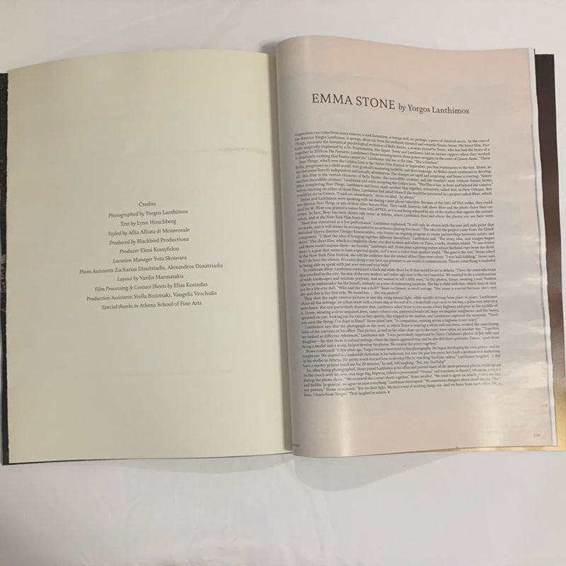 W Magazine Emma Stone “The Art Issue” Issue Volume 6 2023