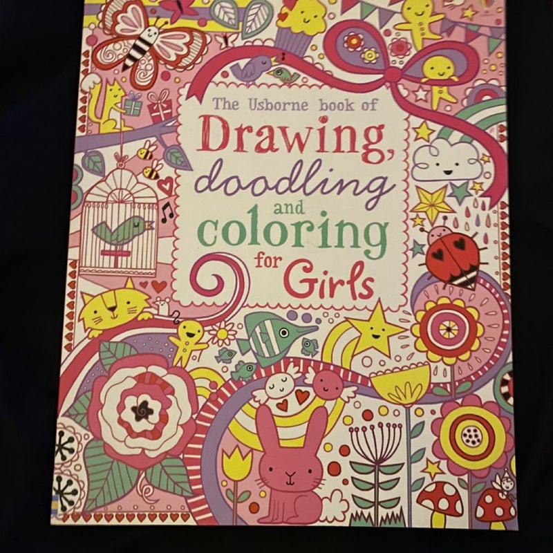 The Usbourne Book of Drawing, doodling and coloring for girls