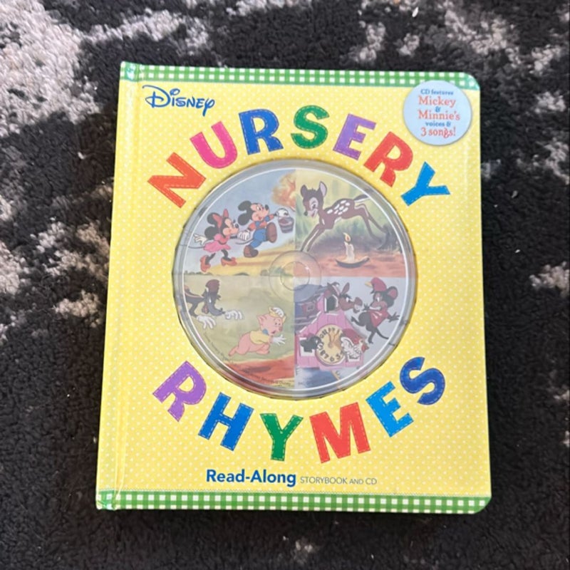 Disney Nursery Rhymes Read-Along Storybook and CD