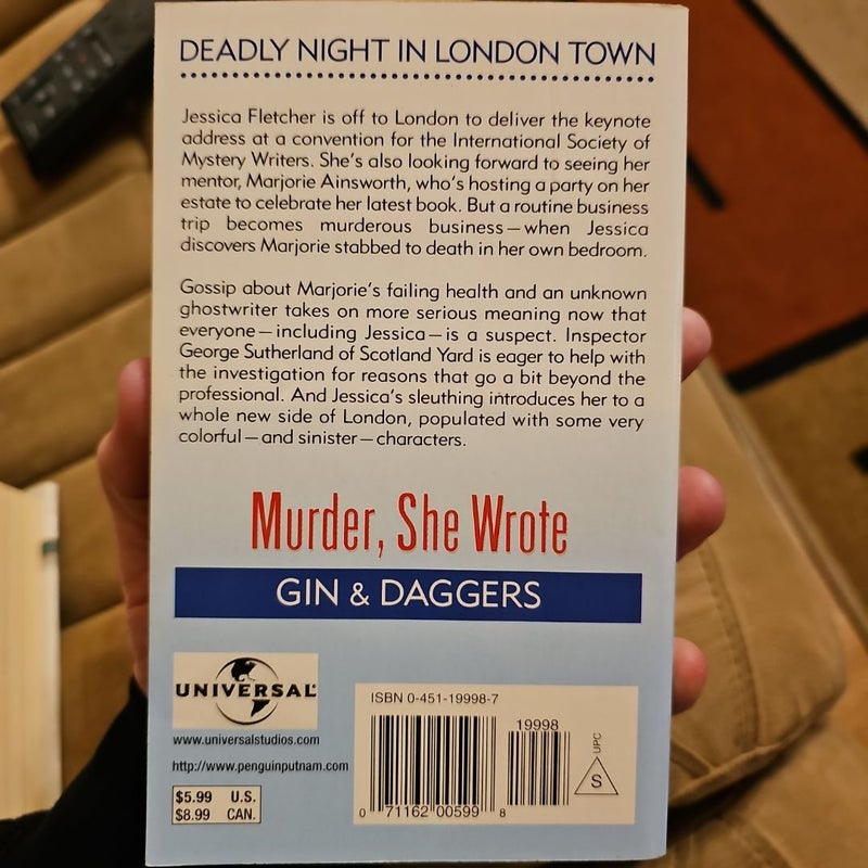 Murder, She Wrote: Gin & Daggers