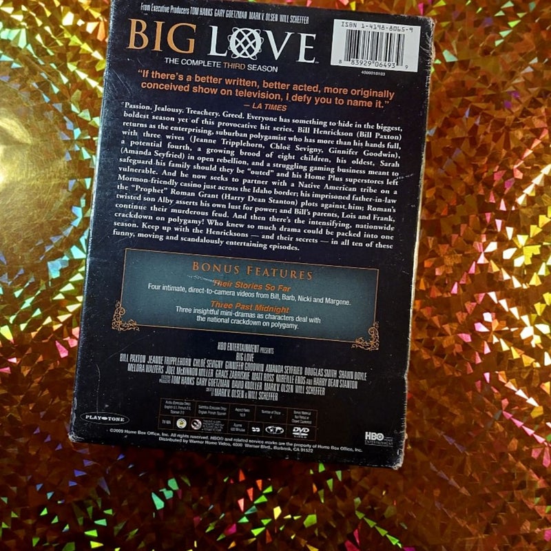 Big Love: The Complete Third Season (4 DVD Set) Sealed