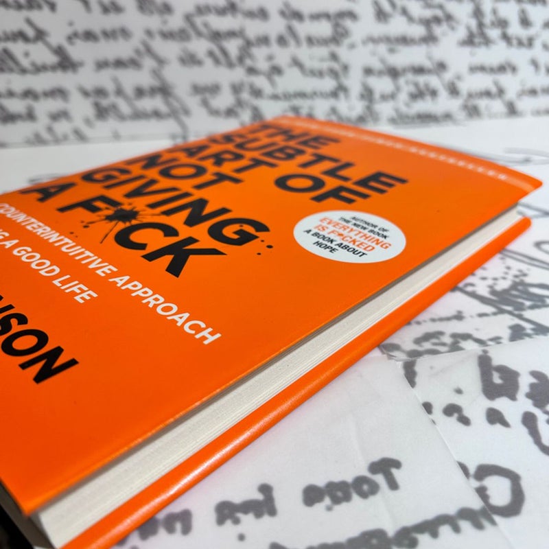  [By Mark Manson] The Subtle Art of Not Giving a F*ck  (Paperback) by Mark Manson (Author) (Paperback): HarperCollins: Office  Products