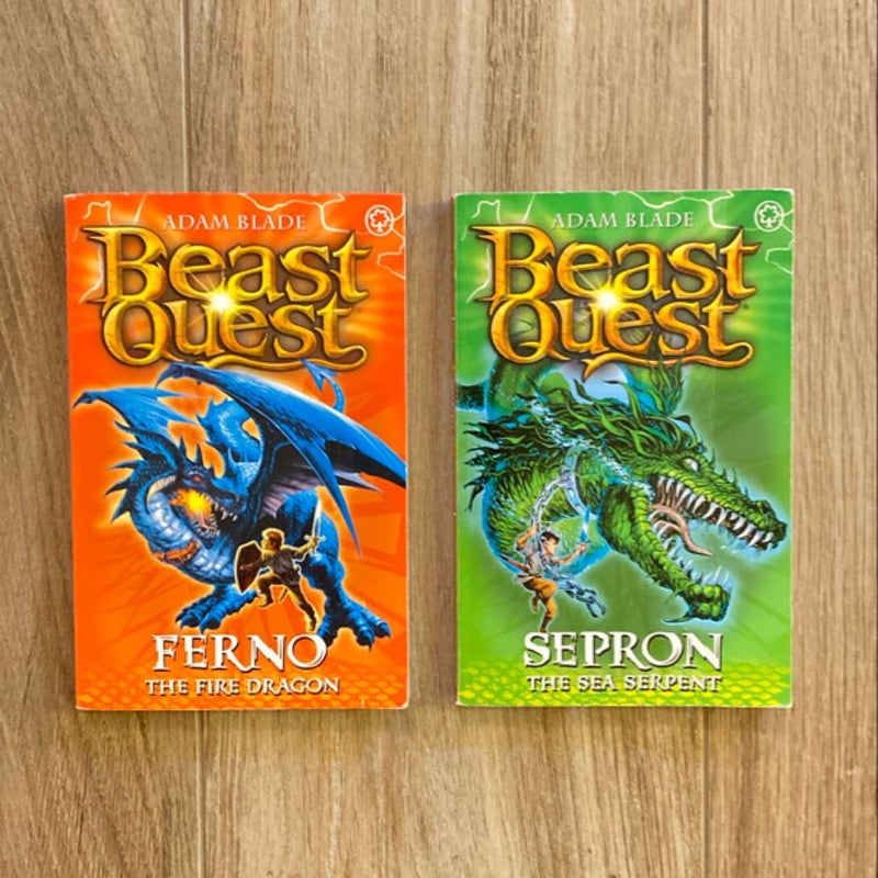 Beast Quest Series 1 (Ferno, Sepron, Arcta, Tagus, Nanook, Epos)