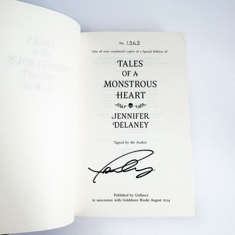 Tales of a Monstrous Heart (SIGNED and NUMBERED Goldsboro Exclusive Edition)