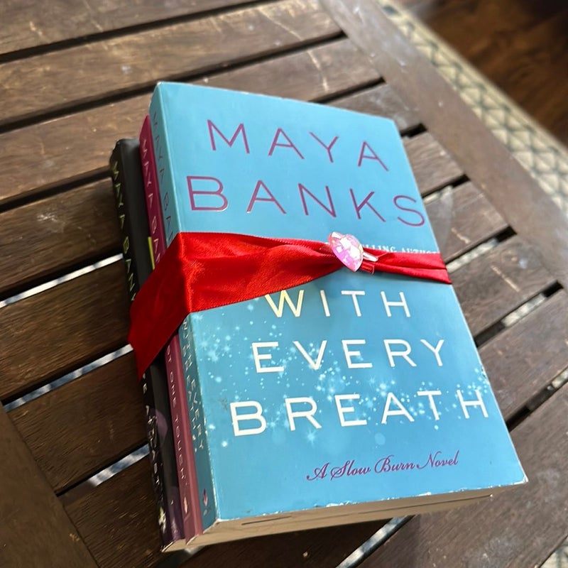 3 Books- Safe at Last, With Every Breath, Just One Touch