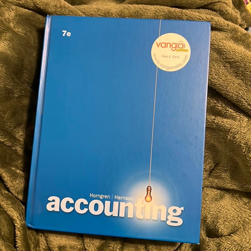 Accounting, Chapters 1-23