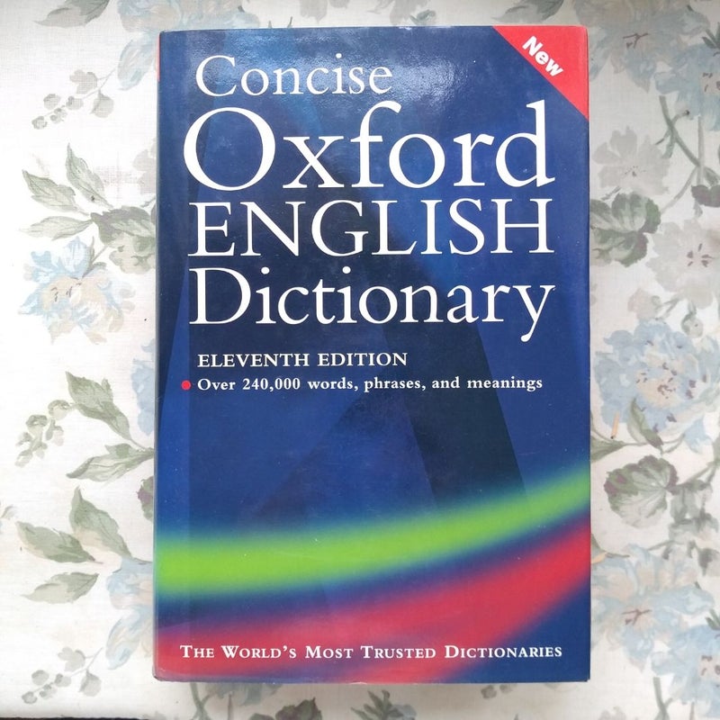 Concise Oxford English Dictionary