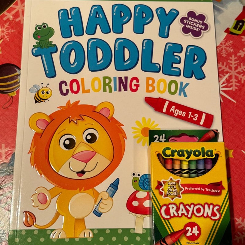 Happy Toddler Coloring Book