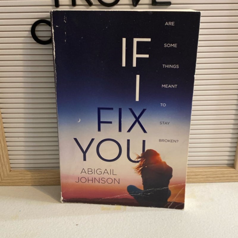 If I Fix You