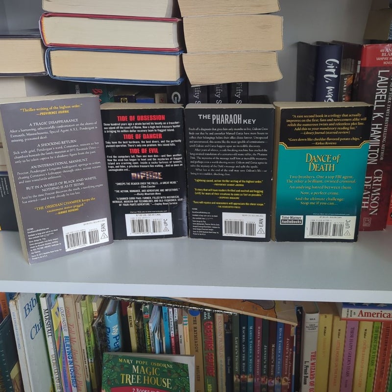 The Pharaoh Key, The Obsidian Chamber, Riptide and Dance of Death(bundle!)