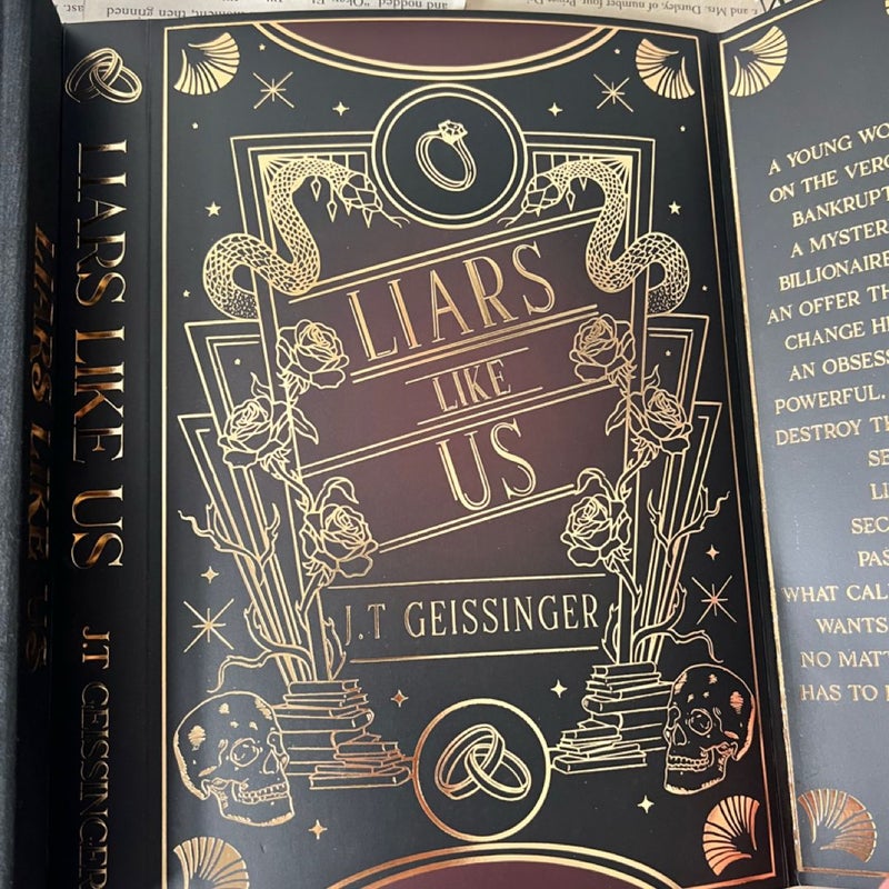 Liars Like Us By J.T Geissinger Bookaholic book box