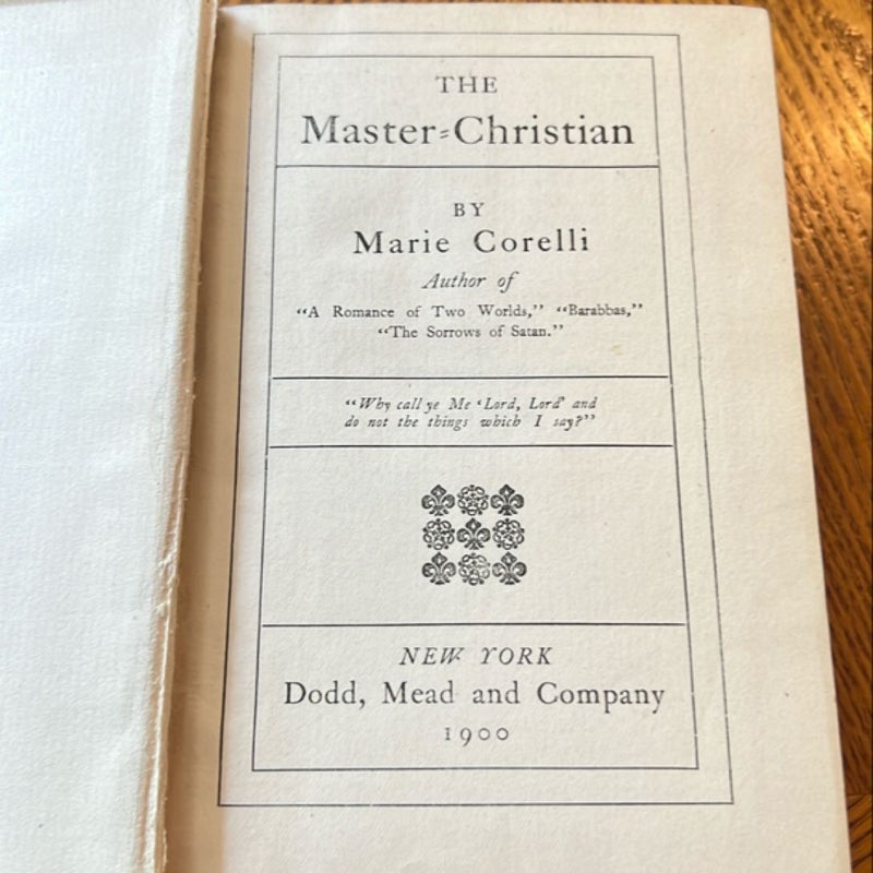 The Master Christian