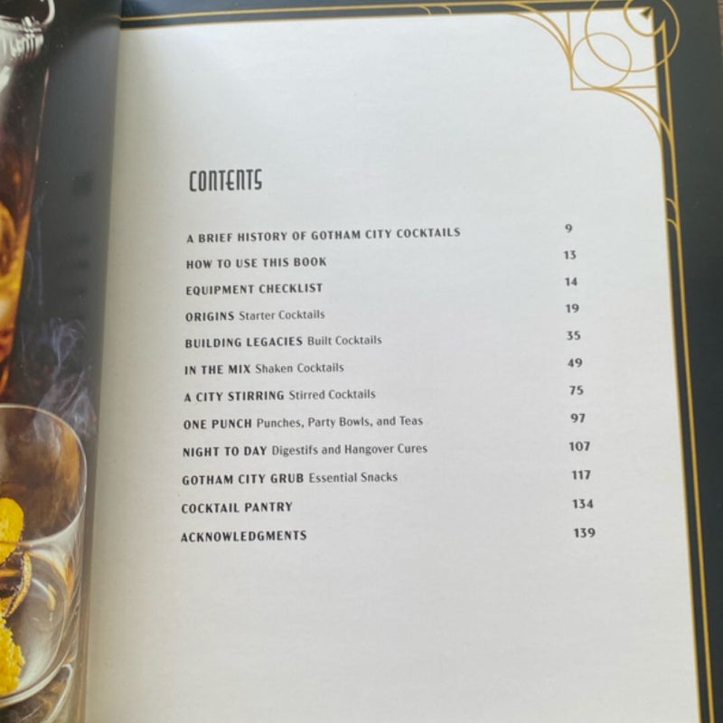 Gotham City Cocktails