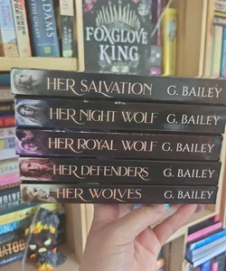 Fall Mountain Shifters series books 1-5 OOP covers 