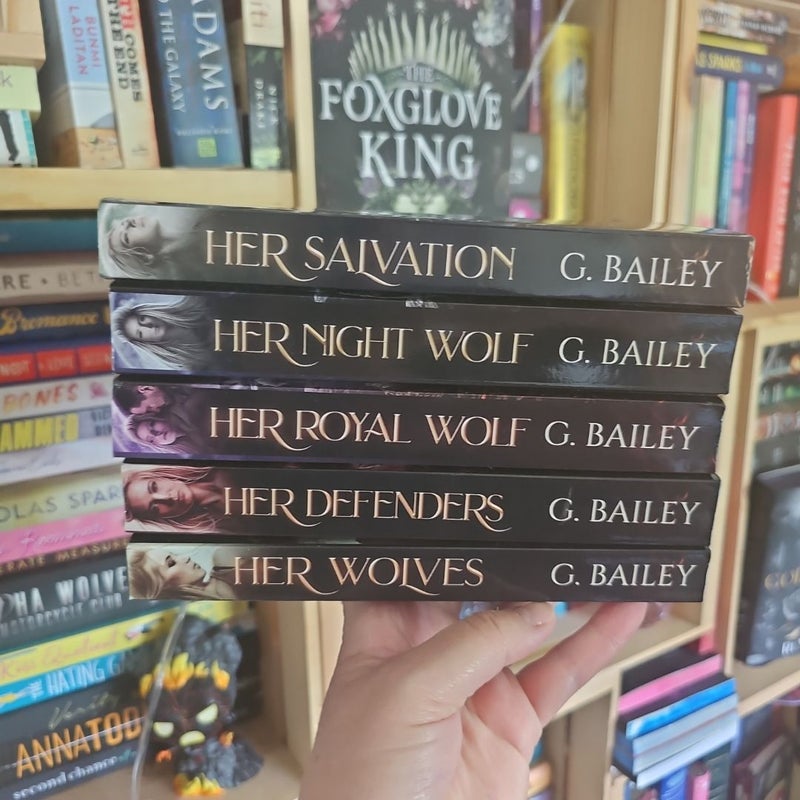 Fall Mountain Shifters series books 1-5 OOP covers 