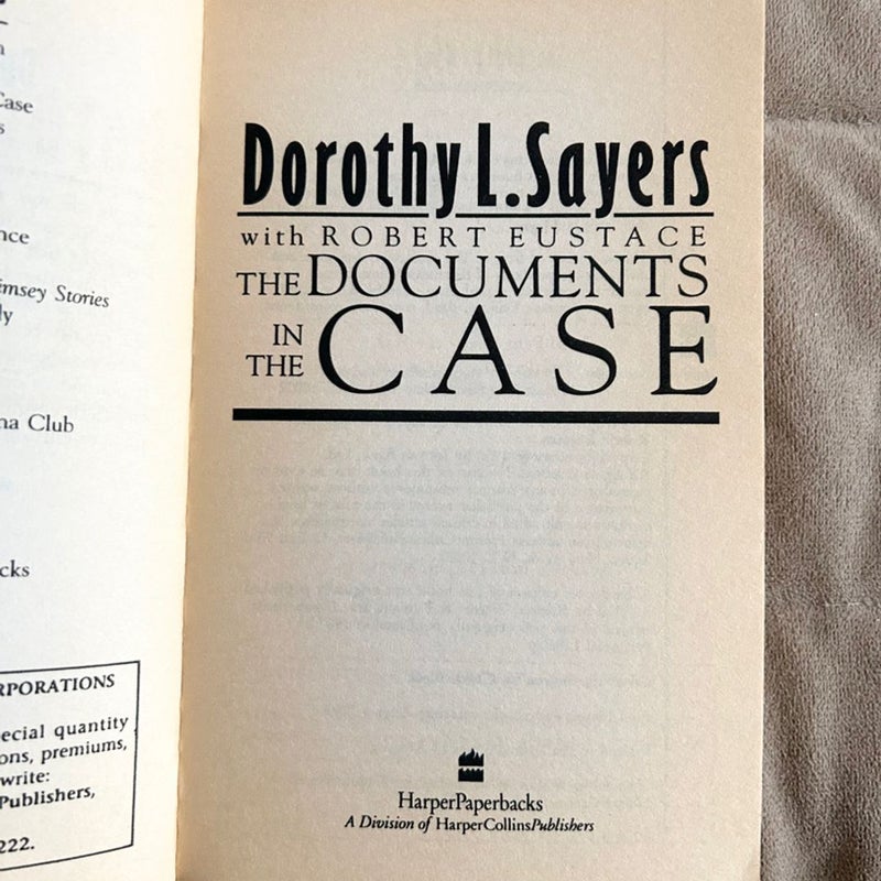 The Documents in the Case