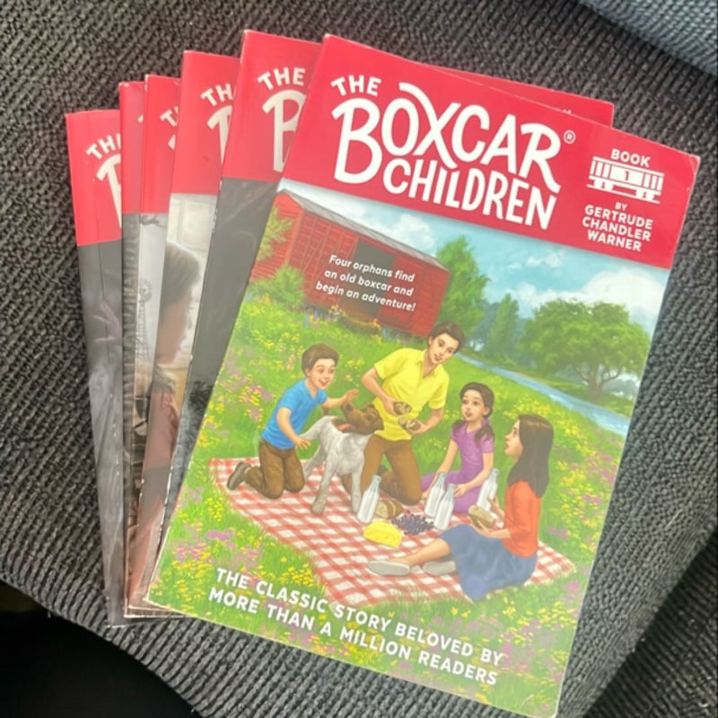 The Boxcar Children Books 1-5, 7