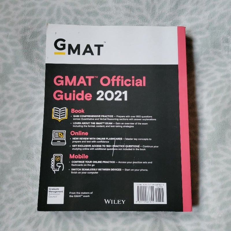 GMAT Official Guide 2021 Prep Study Guide Exam Textbook Book