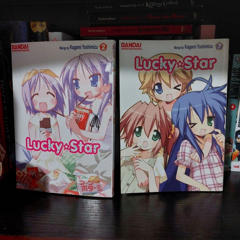 Lucky Star Manga Volume 2 & Volume 7 bundle