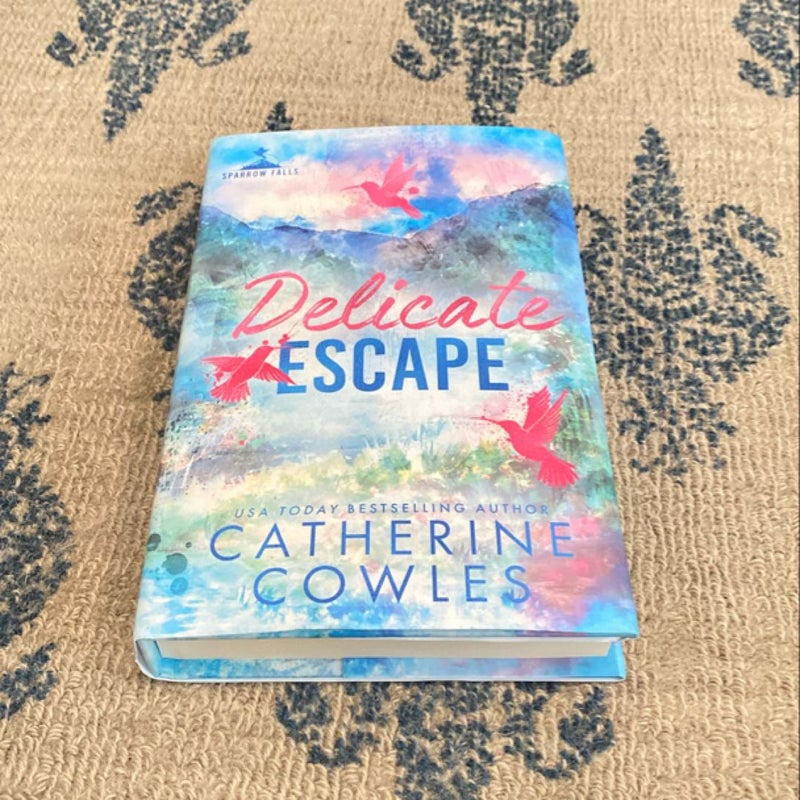 Signed - Indie Delicate Escape Catherine Cowles OOP Hardcover Discreet Dust jacket