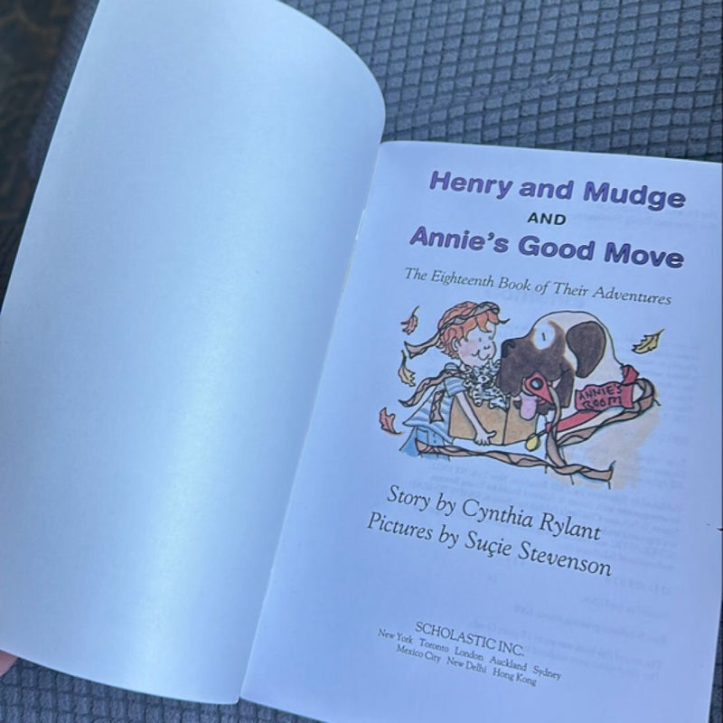 Henry and Mudge and Annie’s Good Move