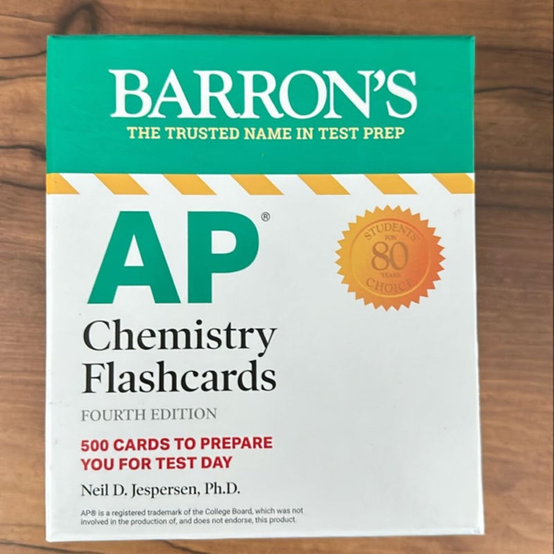 AP Chemistry Flashcards, Fourth Edition: up-To-Date Review and Practice + Sorting Ring for Custom Study