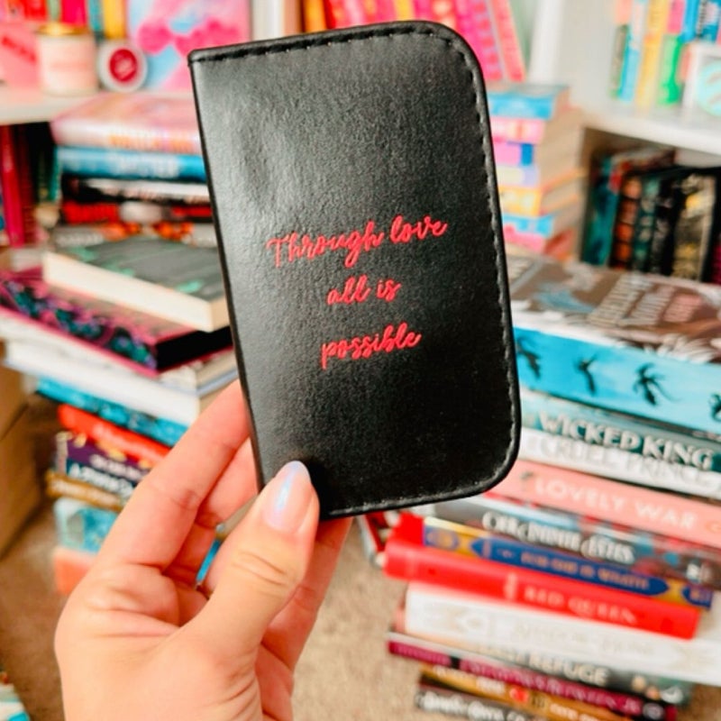Fairyloot Crescent City zipper wallet case