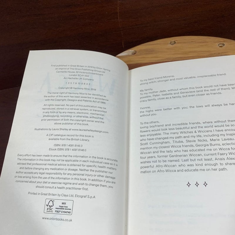 Wicca: A modern guide to witchcraft and magick by Nice, Harmony Book 2018