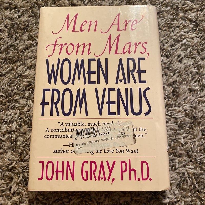Men Are from Mars, Women Are from Venus