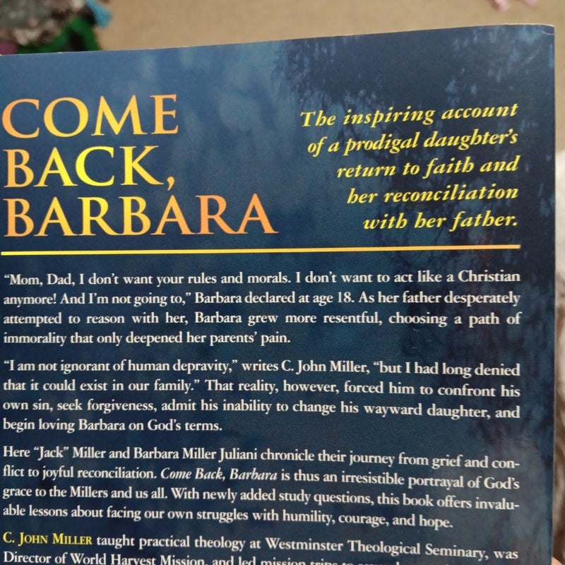Come Back, Barbara A1