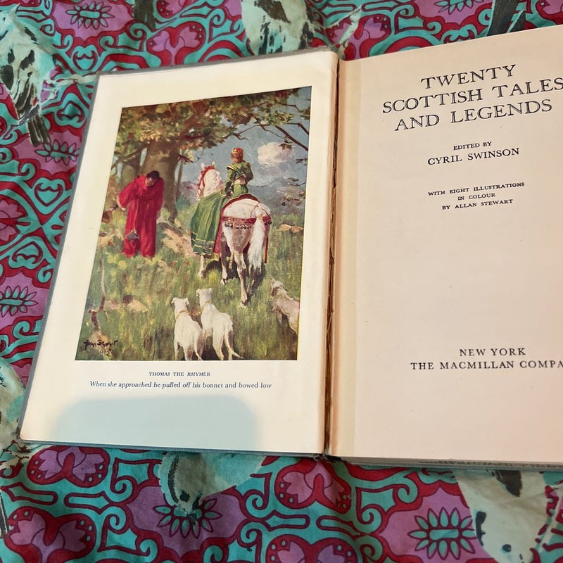 Twenty Scottish Tales and Legends (Vintage 1940s)