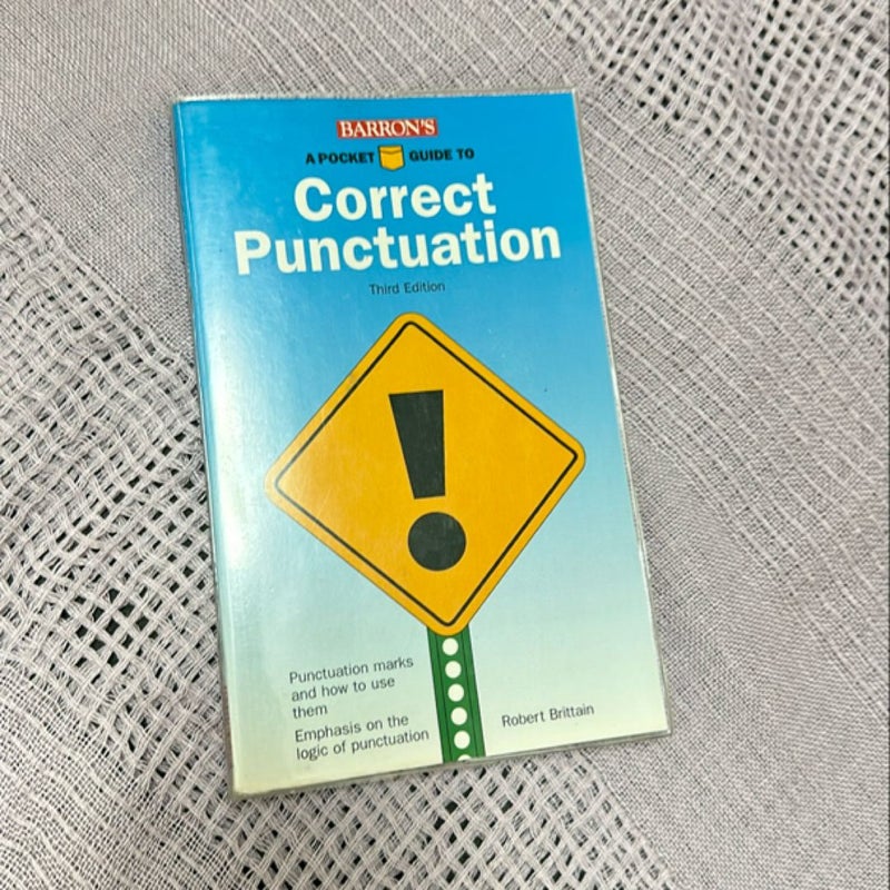 A Pocket Guide to Correct Punctuation