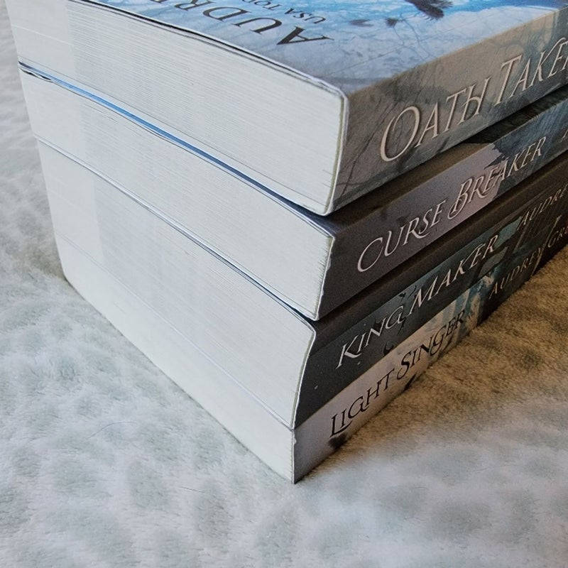 A Kingdom of Runes Series by Audrey Grey Fantasy Romance Books Novel Bundle Lot