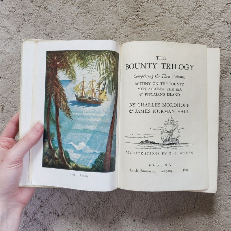 The Bounty Trilogy: Mutiny on the Bounty, Men Against the Sea & Pitcairn's Island (This Edition, 1936)