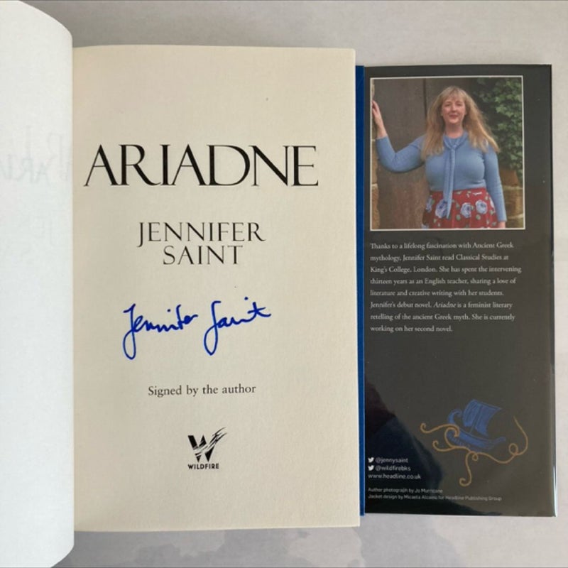 Ariadne ~ Waterstones SIGNED First Edition 1st Print 1/1 OOP (Read Description)