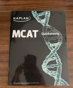 MCAT quicksheets